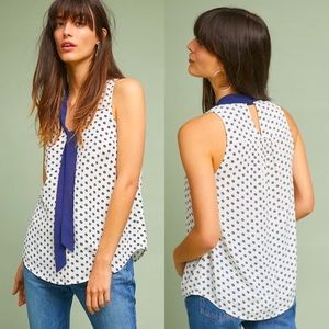 - Anthropologie Madison floral top by Maeve cute daisy print